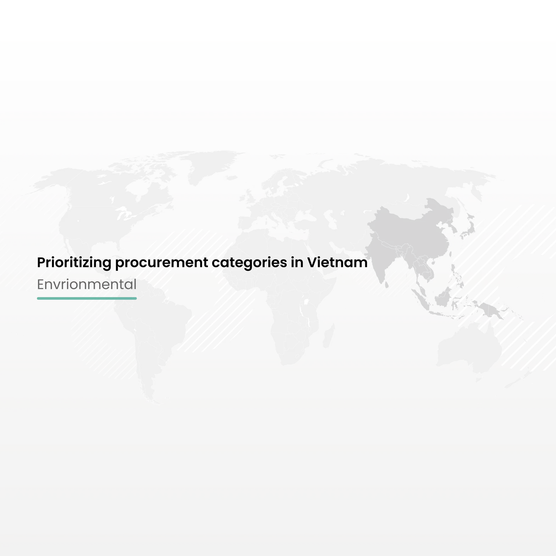 Prioritizing procurement categories in Vietnam