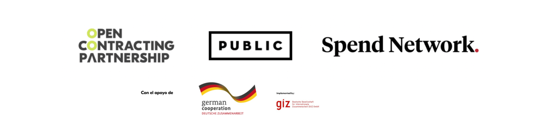 Open Contracting Partnership, PUBLIC y Spend Network, con el apoyo de la Cooperación Alemana, implementado por GIZ